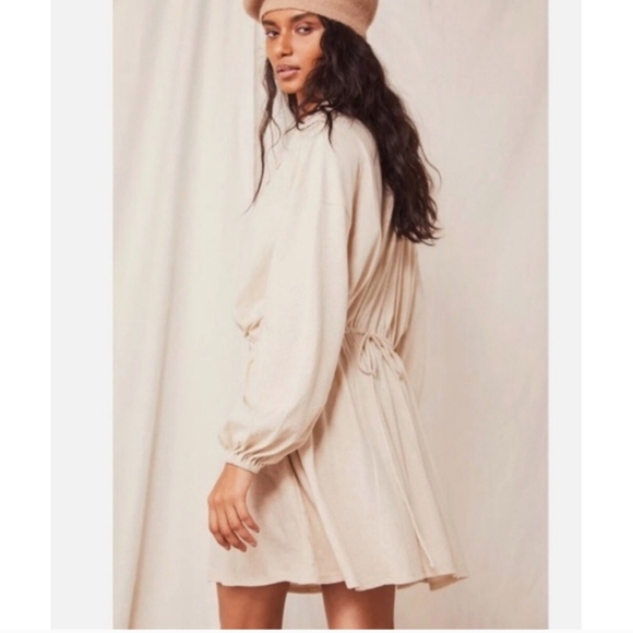 Free People Dresses & Skirts - FREE PEOPLE FP BEACH MATILDA MINI  BEACHIE DRESSIN NATURAL Size large.